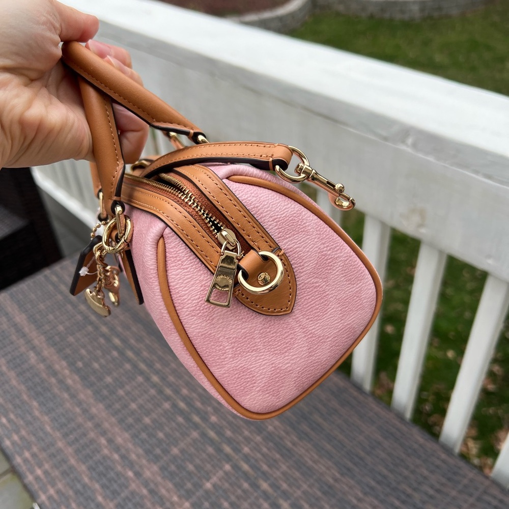 Coach mini rowan pink signature Women's Bag CEK79 - Picture 3 of 8